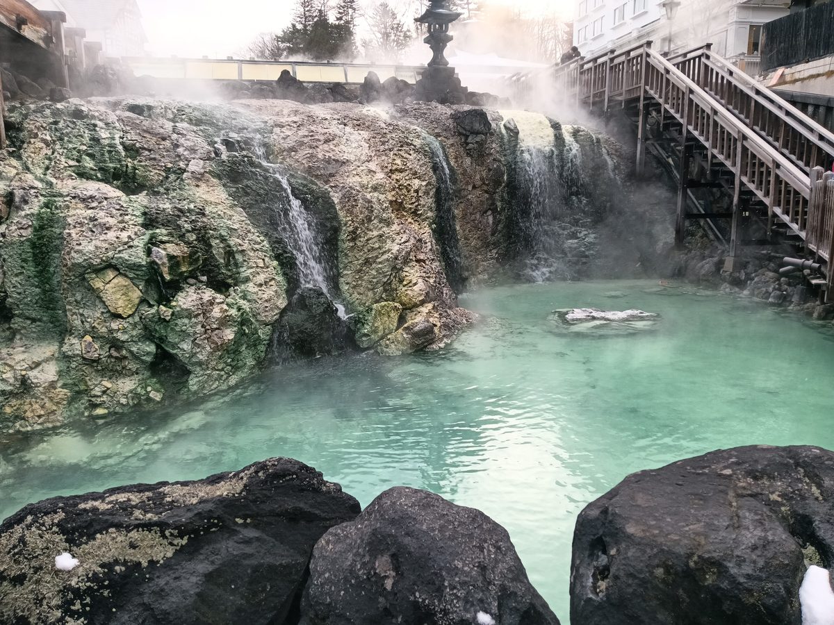 草津温泉の湯畑